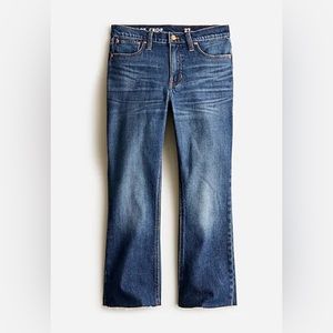 J.Crew Tall 9" mid-rise demi-boot crop jean in Lantern wash 27 tall